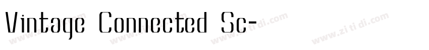 Vintage Connected Sc字体转换 Vintage Connected Sc字体转换